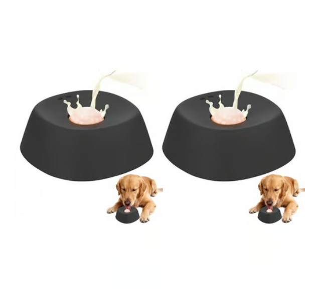 Slow-Feed Liquid Dog Bowls