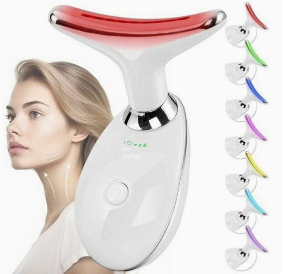 LED Face & Neck Massager – Sculpt, Lift & Glow