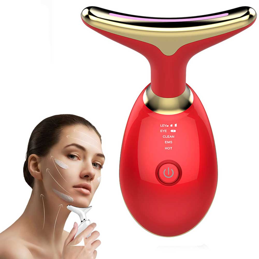 LED Face & Neck Massager – Sculpt, Lift & Glow