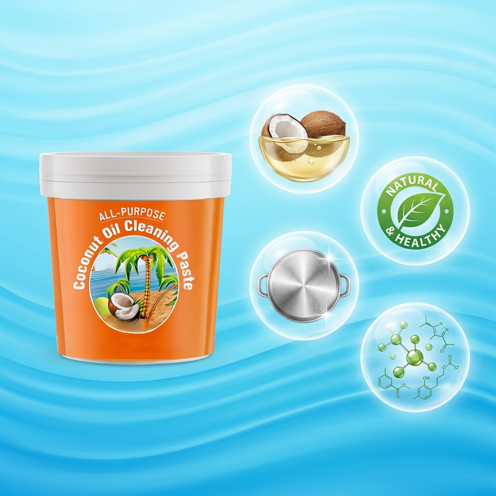 Coconut Oil Multi-Purpose Cleaning Paste