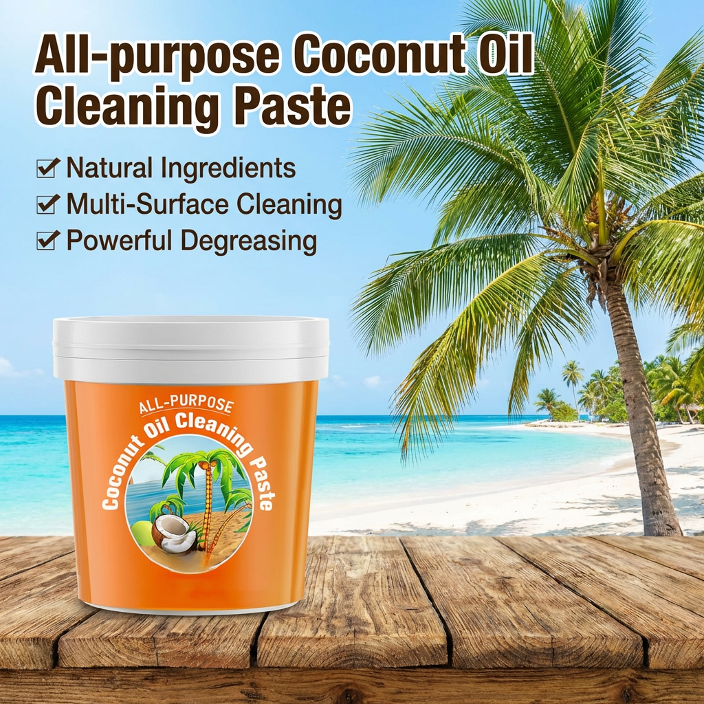 Coconut Oil Multi-Purpose Cleaning Paste