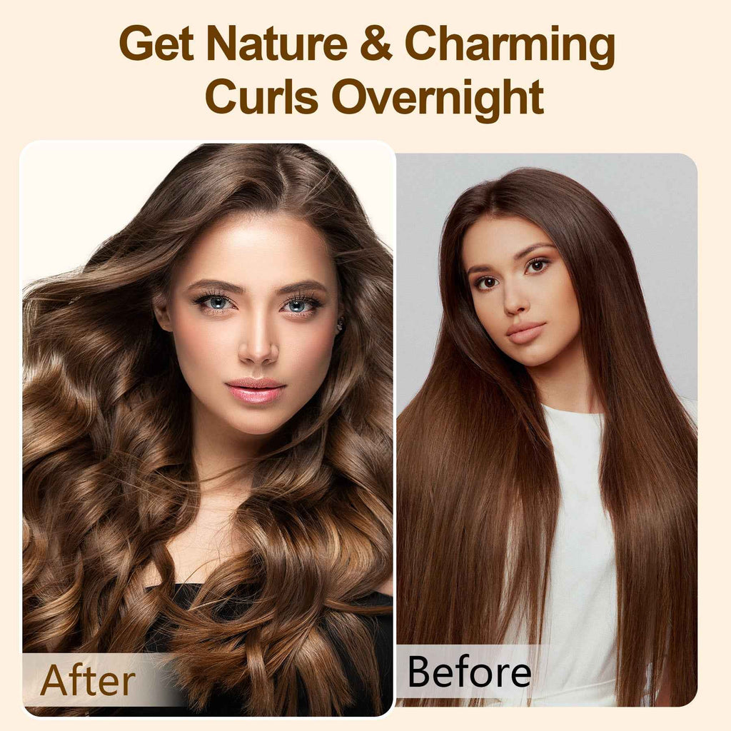 Heatless Hair Curler – Wake Up to Soft, Natural Curls Overnight