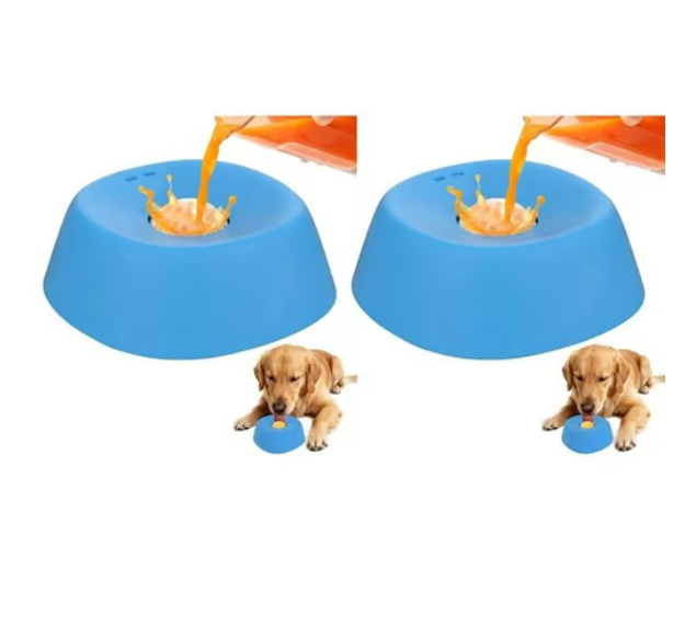 Slow-Feed Liquid Dog Bowls