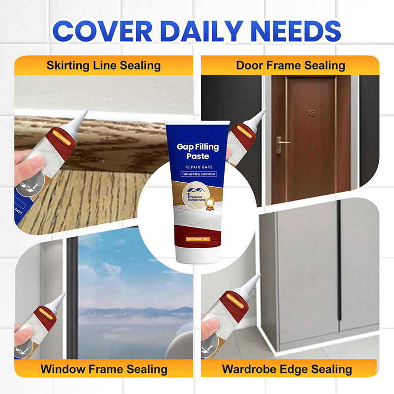 Multi-Purpose, Multi-Color Gap Filler for Whole House Use